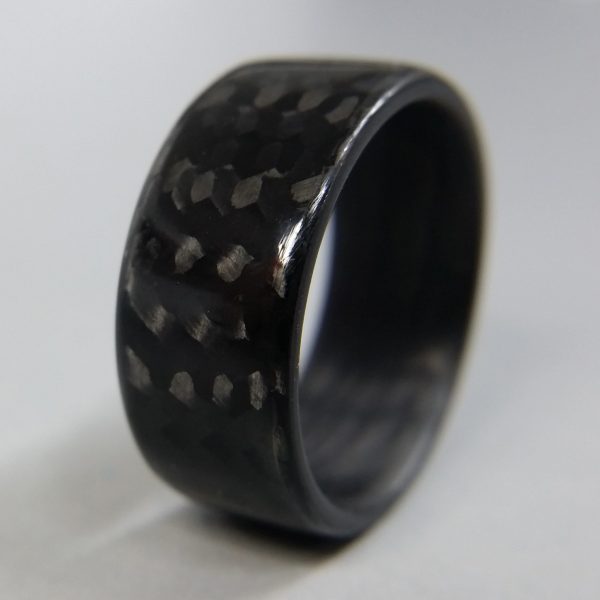 Carbon Fiber Twill Gloss Ring