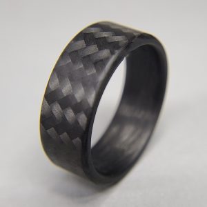 Carbon Fiber Twill Matte Ring