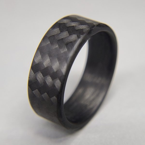 Carbon Fiber Twill Matte Ring