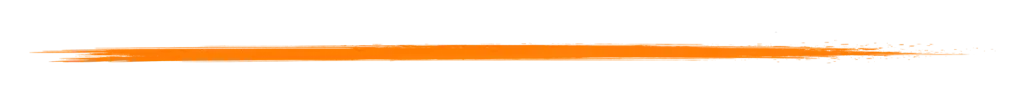 Orange brush stroke accent graphic used beneath the homepage heading.